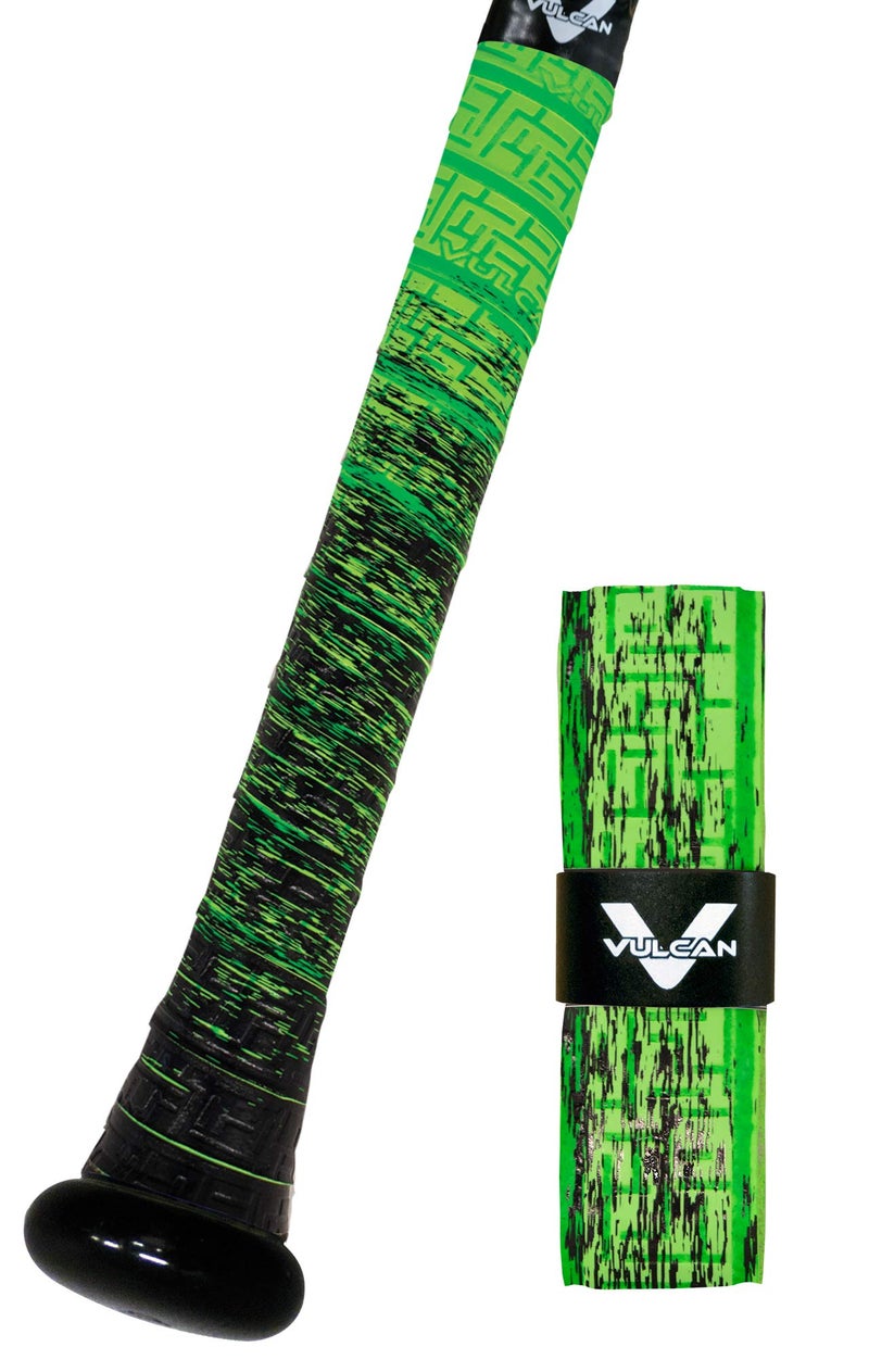 Vulcan | 1.75mm Bat Grip | Baseball/Softball | Green Slime - Image 1